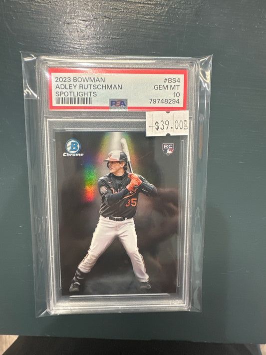 2023 Adley Rutschman Bowman Spotlights PSA 10 Rookie