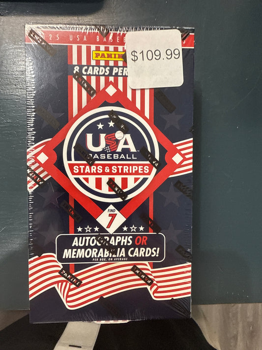 2025 USA Stars and Stripes Baseball Hobby Box