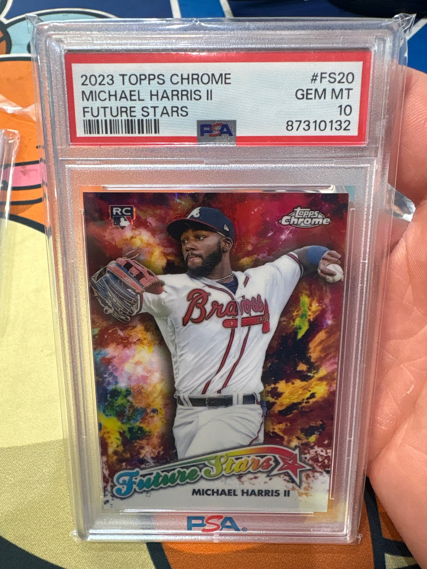 2023 topps chrome Michael Harris future stars PSA 10