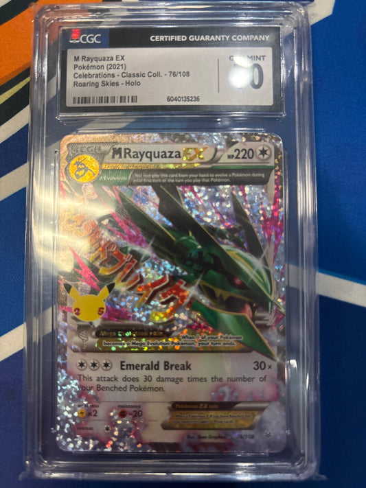 2021 Pokemon MRayquaza EX #76 CGC 10