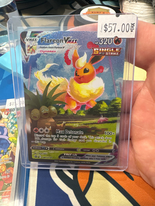 pokemon Flareon vmax #swsh180