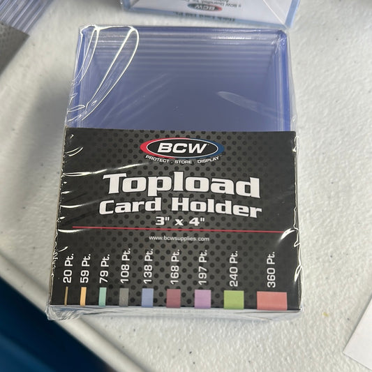 BCW toploader 138 pt